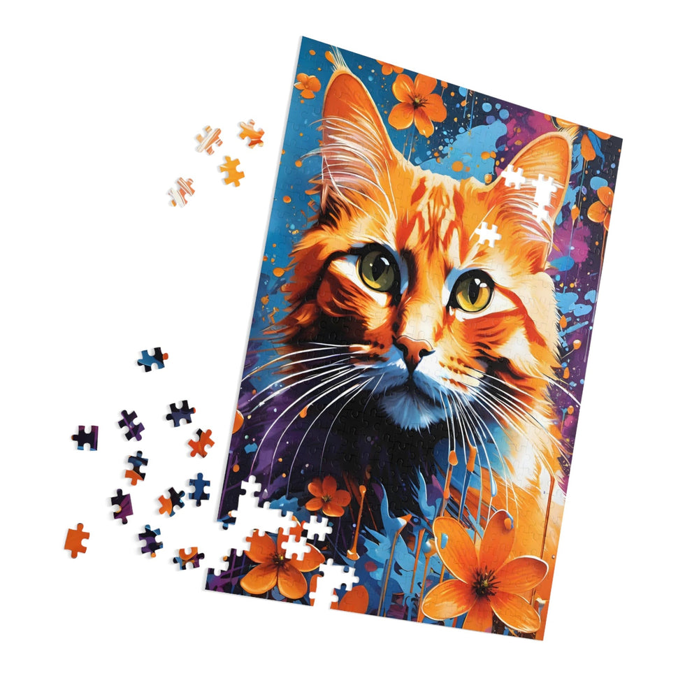 Orange Cat Jigsaw Puzzle