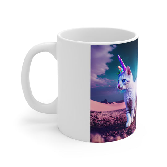 Cat Unicorn Ceramic Mug 11oz