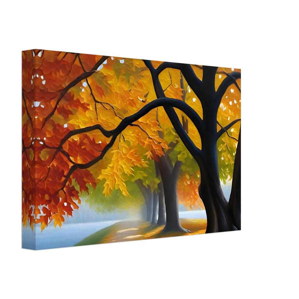 Fall Colors Tree Art Canvas
